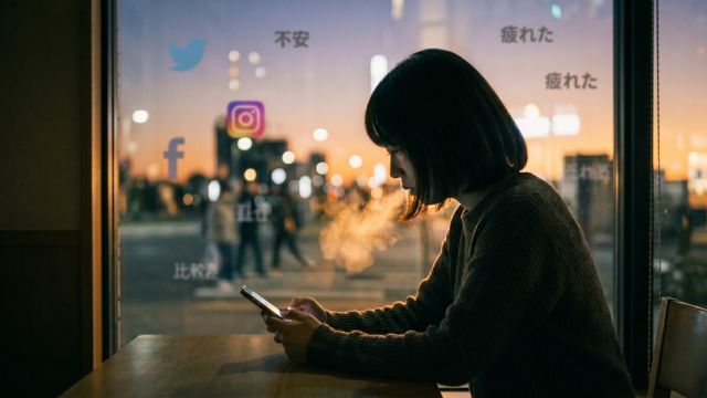 SNSや他人の情報を見て「私にはヒーリングの才能がないかも」と不安になる女性